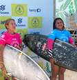 Silvana Lima e Juliana Santos se enfrentam na final da decisão feminina da etapa da WSL na Praia do Futuro, em Fortaleza (CE)  Foto: Gabriel Gatto/Terra