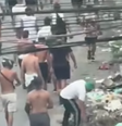Confusão entre torcedores ocorreu na comunidade da Chatuba, em Mesquita, no Rio de Janeiro  Foto: Reprodução/X