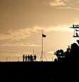 O navio de assalto anfíbio americano USS Iwo Jima em Porto Rico; país vem ampliando sua presença militar no Mar do Caribe  Foto: Getty Images / BBC News Brasil