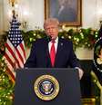 O presidente dos EUA, Donald Trump, faz um discurso à nação na sala de recepção diplomática da Casa Branca em Washington, D.C., EUA, em 17 de dezembro de 2025.  Foto: Doug Mills/Pool via REUTERS.