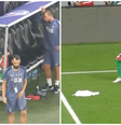 Vídeo mostra goleiro do PSG lendo 'cola' em toalha antes dos pênaltis contra Flamengo  Foto: Reprodução/X