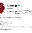 Alcance global do Flamengo no Instagram cresce a cada dia –  Foto: Reprodução / Jogada10