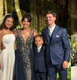 Suzana Alves e Flavio Saretta no casamento de Felipe  Foto: Reprodução/Instagram