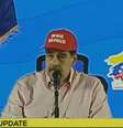 Maduro usa boné com os dizeres: No War, Yes Peace.  Foto: Reprodução/TeleSur / Estadão