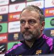 Hansi Flick, técnico do Barcelona, criticou duramente a Fifa  Foto: Getty Images