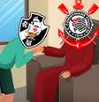 Corinthians compartilha meme zoando o Vasco por derrota na Copa do Brasil  Foto: Reprodução/X/Corinthians