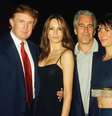 Donald Trump, Melania Trump, Jeffrey Epstein et Ghislaine Maxwell em Mar-a-Lago, na Flórida, em fevereiro de 2000.  Foto: © Getty - Davidoff Studios Photography / RFI