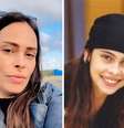 Gisele Frade atualmente | Gisele Frade na adolescência  Foto: Reprodução | Instagram