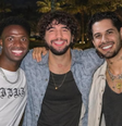 Nattan compartilha montagem abraçado em Vini Jr. e Zé Felipe  Foto: Reprodução/Instagram
