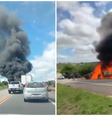 Colisão entre dois carros no sábado, 27, na BR-101, deixou 11 mortos, membros de duas famílias  Foto: Reprodução/TV Santa Cruz