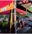 Parte de camarote despenca e paralisa show em festival no litoral de SC  Foto: Corpo de Bombeiros de SC