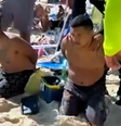 A captura do criminoso ocorreu na Praia de São Conrado, na Zona Sul do Rio de Janeiro  Foto: Reprodução/Redes sociais 