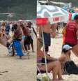 mar em ressaca tem afogamento e alerta de autoridades  Foto: Reprodução/Defesa Civil