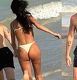 2026 começou romântico! Bruna Marquezine e Shawn Mendes são flagrados correndo para o mar de mãos dadas: 'Apaixonados mesmo'.  Foto: Reprodução, X / Purepeople