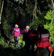 Bombeiros tentam localizar mãe e filha desaparecidas em rio em Santa Catarina  Foto: Divulgação/CBMSC