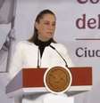 Claudia Sheinbaum fazia a primeira coletiva de imprensa do ano quando ocorreu o terremoto  Foto: Reprodução/Gobierno de México/Youtube