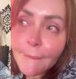 Gaby Spanic se emocionou com a notícia da saída de Maduro do poder na Venezuela  Foto: Reprodução/Instagram