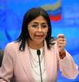 Delcy Rodríguez, vice-presidente da Venezuela, assume Presidência de forma interina  Foto: Getty Images / BBC News Brasil