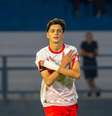 Yuri Leles, jogador do time sub-20 do Red Bull Bragantino.   Foto: Fernando Roberto/Red Bull Bragantino / Esporte News Mundo