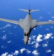 O B-1 Lancer é um bombardeiro supersônico de longo alcance da Força Aérea dos Estados Unidos – Domínio Público/Wikimedia Commons  Foto: Giro 10