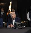 Trump assistiu a uma transmissão ao vivo da operação em sua residência na Flórida  Foto: Donald Trump / TruthSocial / BBC News Brasil