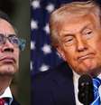 Petro e Trump tem trocado farpas publicamente  Foto: Sebastian Barros/NurPhoto via Getty Images e Joe Raedle/Getty Images