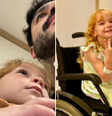 A menina, que era vacinada contra a doença, teve alta dias após o susto  Foto: Reprodução/Instagram/@2depais