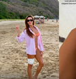 Advogada é mordida por tubarão durante mergulho em Fernando de Noronha e brinca: 'Deve estar sem dente'  Foto: Reprodução/Redes Sociais