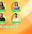 Livia, Marcele, Brigido e Ricardinho são os participantes da Casa de Vidro do BBB 26 na região Norte  Foto: TV Globo/Divulgação / Estadão