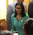 Delcy Rodríguez  tomou posse perante a Assembleia Nacional na última segunda-feira, 5  Foto: Getty Images