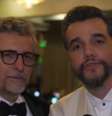 Kleber Mendonça e Wagner Moura no Globo de Ouro  Foto: Reprodução | Globoplay