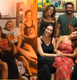 Tânia Maria assistiu à premiação do Globo de Ouro 2026 ao lado dos atores de 'O Agente Secreto' e da família  Foto: Reprodução/@vinicentral/Instagram
