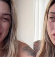 Tati Dias chorou nesta segunda-feira, 12, ao comentar o fim do noivado com a cantora Lauana Prado  Foto: Reprodução/Instagram:@tatiidias