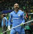 Weverton vibrando em jogo do Palmeiras  Foto: ( Getty Images) / Sportbuzz