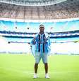 Atacante vestirá a camisa 21 e retorna ao Grêmio para realizar o sonho de atuar profissionalmente pelo seu clube do coração –  Foto: Lucas Uebel/Grêmio FBPA  / Jogada10