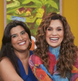 Giulia Costa e sua mãe, Flávia Alessandra, apresentam um podcast juntas, o 'Pé no Sofá Pod'  Foto: Reprodução/Instagram/@giuliacosta