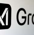 Logo da ferramenta de inteligência artificial Grok.  Foto: © REUTERS / RFI