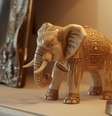 Descubra por que o elefante de decoração costuma ficar de costas para a porta, o que ele simboliza no Feng Shui e como usar de amuleto   Foto: Reprodução/Canva / Bons Fluidos