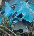 Avião caiu em Guaratiba, na Zona Oeste do Rio  Foto: Reprodução/ Instagram 