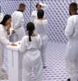 Participante desiste de entrar no quarto branco  Foto: Reprodução/Globo