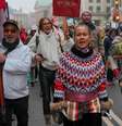 Milhares de pessoas se reuniram em Copenhague no sábado para protestar contra a cobiça de Trump  Foto: ANSA / Ansa - Brasil