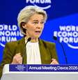 Ursula von der Leyen durante discurso em Davos  Foto: ANSA / Ansa - Brasil