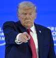 Donald Trump discursa no Fórum de Davos, na Suíça  Foto: ANSA / Ansa - Brasil