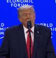 Donald Trump faz discurso em Davos, na Suíça, durante o Fórum Econômico Mundial  Foto: Reprodução/Youtube