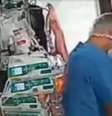 Marcos Vinícius Silva Barbosa de Araújo foi flagrado injetando a suposta substância legal em um dos pacientes  Foto: Reprodução/TV Globo