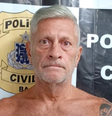 Sérgio Nahas foi preso após ser identificado por câmeras de reconhecimento facial  Foto: Polícia Civil da Bahia