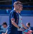 Jogador reproduziu famosa comemoração em anúncio no novo clube –  Foto: Divulgação / Cerro Porteño / Jogada10