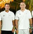 Ex  Foto: tenistas disputaram uma partida de exibição no Rackets in Paradise - ( divulgação/ Rackets in Paradise) / Sportbuzz