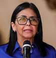Delcy Rodríguez, presidente em exercício da Venezuela  Foto: Jesús Vargas/Getty Images / BBC News Brasil