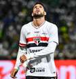 Calleri, do São Paulo, na derrota diante do Palmeiras no último sábado, 24, pelo Paulistão  Foto: ROBERTO CASIMIRO/FOTOARENA/ESTADÃO CONTEÚDO
